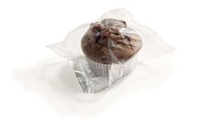 Muffin double choc chip single wrapped