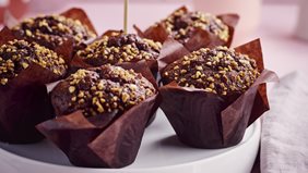 Muffin chocolate salted caramel