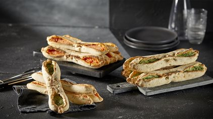 Pizza sorrentina ricotta spinach
