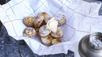 Mini dutch pancake bites