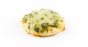 Mini pizzetta spinach mozzarella