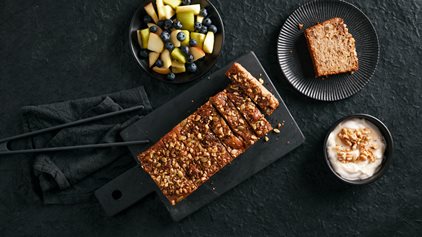 Porridge bread figs pre-sliced