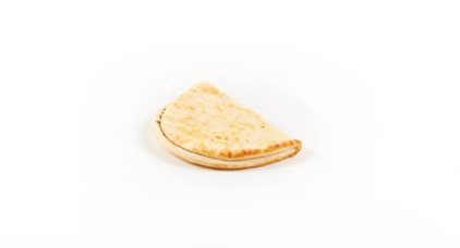Naan flat bread white pre-folded