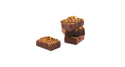 Pecan caramel farmers brownie