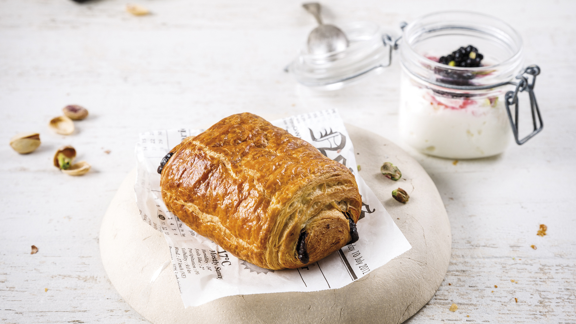 Pain au chocolat au beurre